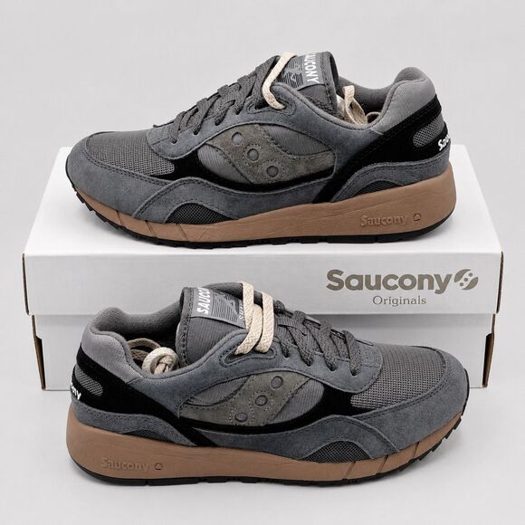 Saucony Shadow 6000 S70441-82 Iron Morel Retro Sneakers Men’s 8 Women’s 9.5 main image 4